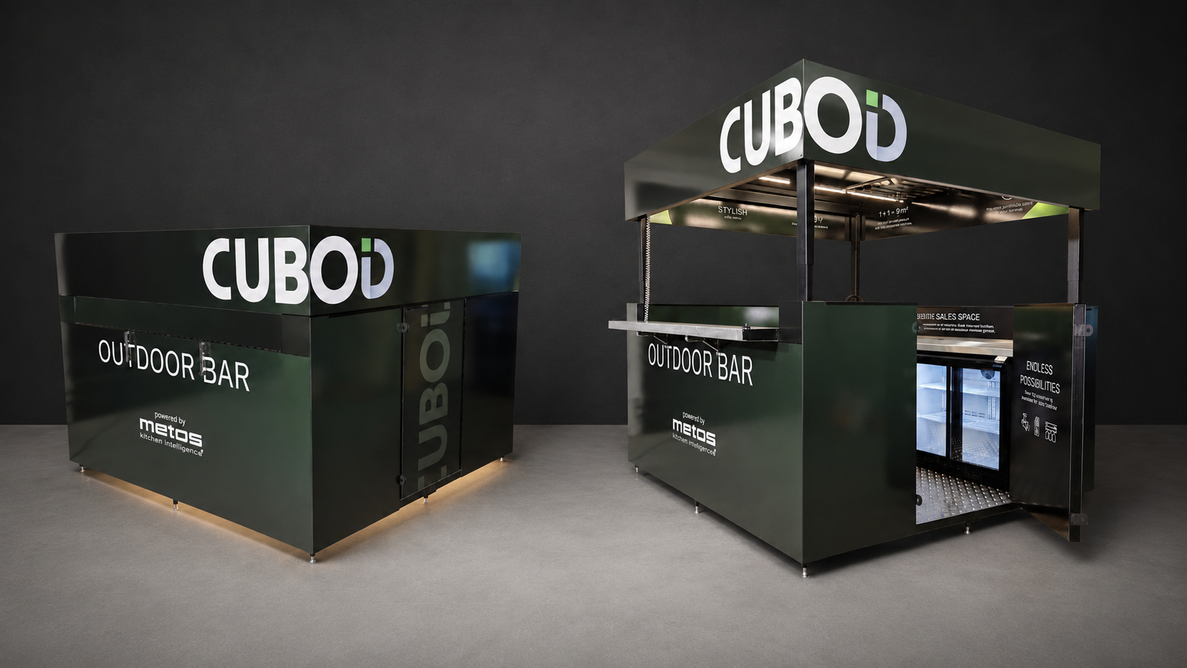 CUBOiD outdoor bar — modular HoReCa solution